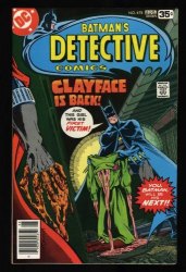 Cover Scan: Detective Comics #478 NM+ 9.6 Clayface is Back! - Item ID #438947
