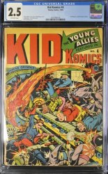 Cover Scan: Kid Komics #4 CGC GD+ 2.5 Off White Sub-Mariner and Destroyer! Schomburg Cover! - Item ID #440732