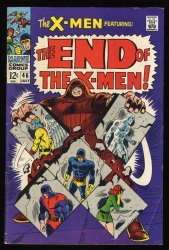 Cover Scan: X-Men #46 VG+ 4.5 Juggernaut Appearance! Cyclops! Iceman! - Item ID #444355
