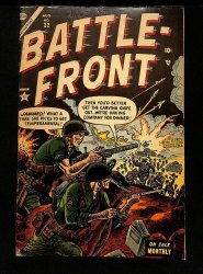 Cover Scan: Battlefront #22 VG/FN 5.0 Gene Colan! Joe Maneely Cover! - Item ID #445497