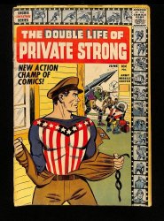 Cover Scan: Double Life of Private Strong #1 GD- 1.8 Joe Simon and Jack Kirby! - Item ID #445512