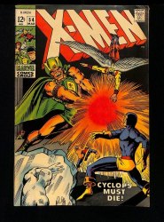 Cover Scan: X-Men #54 FN+ 6.5 1st Appearance Alex Summers and Living Pharaoh!  - Item ID #445823