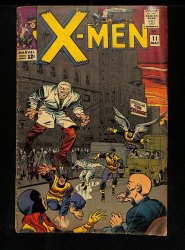 Cover Scan: X-Men #11 VG- 3.5 1st  Appearance Stranger Stan Lee Jack Kirby! - Item ID #448536