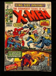 Cover Scan: X-Men Annual #1 FN/VF 7.0 Stan Lee! Jack Kirby! Origin of the Stranger! - Item ID #448545