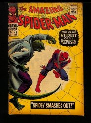 Cover Scan: Amazing Spider-Man #45 VG/FN 5.0 Romita Cover! 3rd App. Lizard! - Item ID #448875