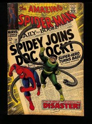 Cover Scan: Amazing Spider-Man #56 FN+ 6.5 Doctor Octopus Appearance! Romita Cover! - Item ID #448900