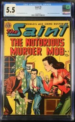 Cover Scan: Saint #9 CGC FN- 5.5 Avon Golden Age Good Girl Art! - Item ID #455396