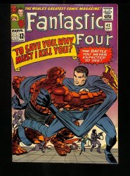 Cover Scan: Fantastic Four #42 FN+ 6.5 Frightful Four Appearance!  Jack Kirby! - Item ID #455711