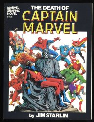 Cover Scan: Marvel Graphic Novel #1 VF+ 8.5 Death Captain Marvel Jim Starlin Art! - Item ID #456471