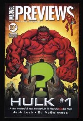 Cover Scan: Marvel Previews #51 NM+ 9.6 1st Cover Red Hulk! - Item ID #456543