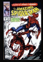 Cover Scan: Amazing Spider-Man #361 NM 9.4 1st Full Appearance Carnage! - Item ID #456556