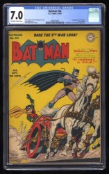 Cover Scan: Batman #24 CGC FN/VF 7.0 - Item ID #456624