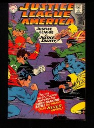Cover Scan: Justice League Of America #56 VF 8.0 Vs. Justice Society! - Item ID #457707