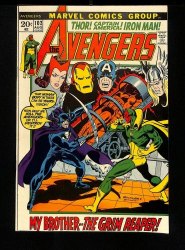 Cover Scan: Avengers #102 VF/NM 9.0 Roy Thomas! Grim Reaper! Sentinels! - Item ID #457737