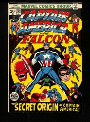 Cover Scan: Captain America #155 VF/NM 9.0 Origin Issue! - Item ID #457755