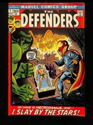 Cover Scan: Defenders (1972) #1 VF- 7.5 Dr. Strange! Incredible Hulk! Sub-Mariner! - Item ID #457761