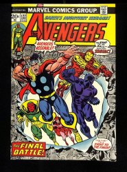 Cover Scan: Avengers #122 NM+ 9.6 Gil Kane/ John Romita Cover - Item ID #457783