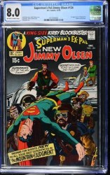 Cover Scan: Superman's Pal, Jimmy Olsen #134 CGC VF 8.0 1st Appearance Darkseid! - Item ID #459156