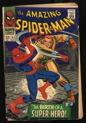 Cover Scan: Amazing Spider-Man #42 GD+ 2.5 Romita Cover! 1st Mary Jane Face Shown! - Item ID #460381