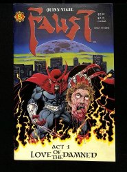 Cover Scan: Faust #1 VF 8.0 Signed by Quinn and Vigil! 1st Print Tim Vigil! - Item ID #460747