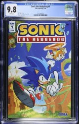 Cover Scan: Sonic the Hedgehog (2018) #1 CGC NM/M 9.8 White Pages - Item ID #461024