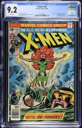 Cover Scan: X-Men #101 CGC NM- 9.2 White Pages Origin and 1st Appearance of Phoenix!!! - Item ID #461027