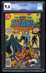 Cover Scan: New Teen Titans #2 CGC NM+ 9.6 Newsstand Variant 1st Appearance Deathstroke! - Item ID #461052