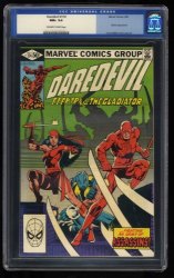Cover Scan: Daredevil #174 CGC NM+ 9.6 Elektra! 1st appearance of the Hand! - Item ID #461218