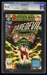 Cover Scan: Daredevil #177 CGC NM 9.4 Off White to White Origin retold Elektra Frank Miller! - Item ID #461220