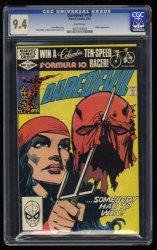 Cover Scan: Daredevil #179 CGC NM 9.4 White Pages Frank Miller Elektra Appearance! - Item ID #461223