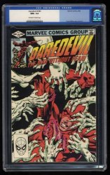 Cover Scan: Daredevil #180 CGC NM+ 9.6 Kingpin! Elektra! Miller/Janson Cover - Item ID #461224