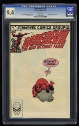 Cover Scan: Daredevil #187 CGC NM 9.4 White Pages - Item ID #461232