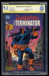 Cover Scan: Deathstroke the Terminator #1 CBCS NM- 9.2 Verified Signed Mike Zeck! - Item ID #461326