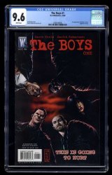 Cover Scan: The Boys #1 CGC NM+ 9.6 1st Appearance Butcher Terror Hughie A-Train! - Item ID #461353