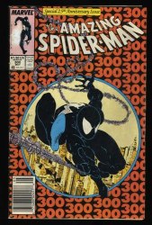 Cover Scan: Amazing Spider-Man #300 VG+ 4.5 Newsstand Variant 1st Full Appearance Venom! - Item ID #461366