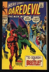 Cover Scan: Daredevil #34 NM- 9.2 To Squash a Beetle! - Item ID #462262