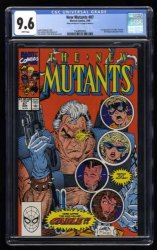 Cover Scan: New Mutants #87 CGC NM+ 9.6 1st Full Appearance of Cable! - Item ID #462417