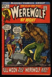 Cover Scan: Werewolf By Night #1 VG- 3.5 1st Solo Series Classic Ploog Cover! - Item ID #462425