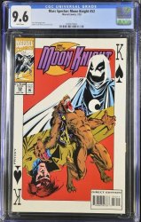 Cover Scan: Marc Spector: Moon Knight #52 CGC NM+ 9.6 White Pages - Item ID #462749