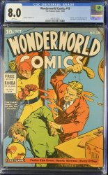 Cover Scan: Wonderworld Comics #18 CGC VF 8.0 White Pages - Item ID #464310