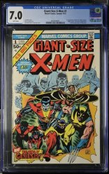 Cover Scan: Giant-Size X-Men #1 CGC FN/VF 7.0 White Pages 1st Appearance New Team! Storm! - Item ID #466414