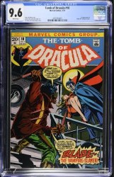 Cover Scan: Tomb Of Dracula #10 CGC NM+ 9.6 White Pages 1st Appearance Blade! - Item ID #466437