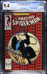 Cover Scan: Amazing Spider-Man #300 CGC NM 9.4 White Pages 1st Full Appearance Venom! - Item ID #467192