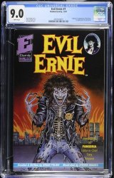 Cover Scan: Evil Ernie (1991) #1 CGC VF/NM 9.0 White Pages 1st Appearance of Lady Death! - Item ID #467201