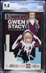 Cover Scan: Edge of spider-verse (2014) #2 CGC NM/M 9.8 1st Appearance Spider-Gwen! - Item ID #467206