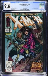 Cover Scan: Uncanny X-Men #266 CGC NM+ 9.6 White Pages 1st Appearance Gambit! Mystique! - Item ID #467210