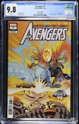 Cover Scan: Avengers (2018) #7 CGC NM/M 9.8 Cover B Variant - Item ID #467214