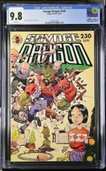 Cover Scan: Savage Dragon #230 CGC NM/M 9.8 White Pages Low Print Run! - Item ID #467992