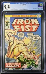 Cover Scan: Iron Fist #4 CGC NM 9.4 White Pages Origin of Radion! - Item ID #467994