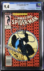 Cover Scan: Amazing Spider-Man #300 CGC NM 9.4 Newsstand Variant 1st Full Appearance Venom! - Item ID #467999